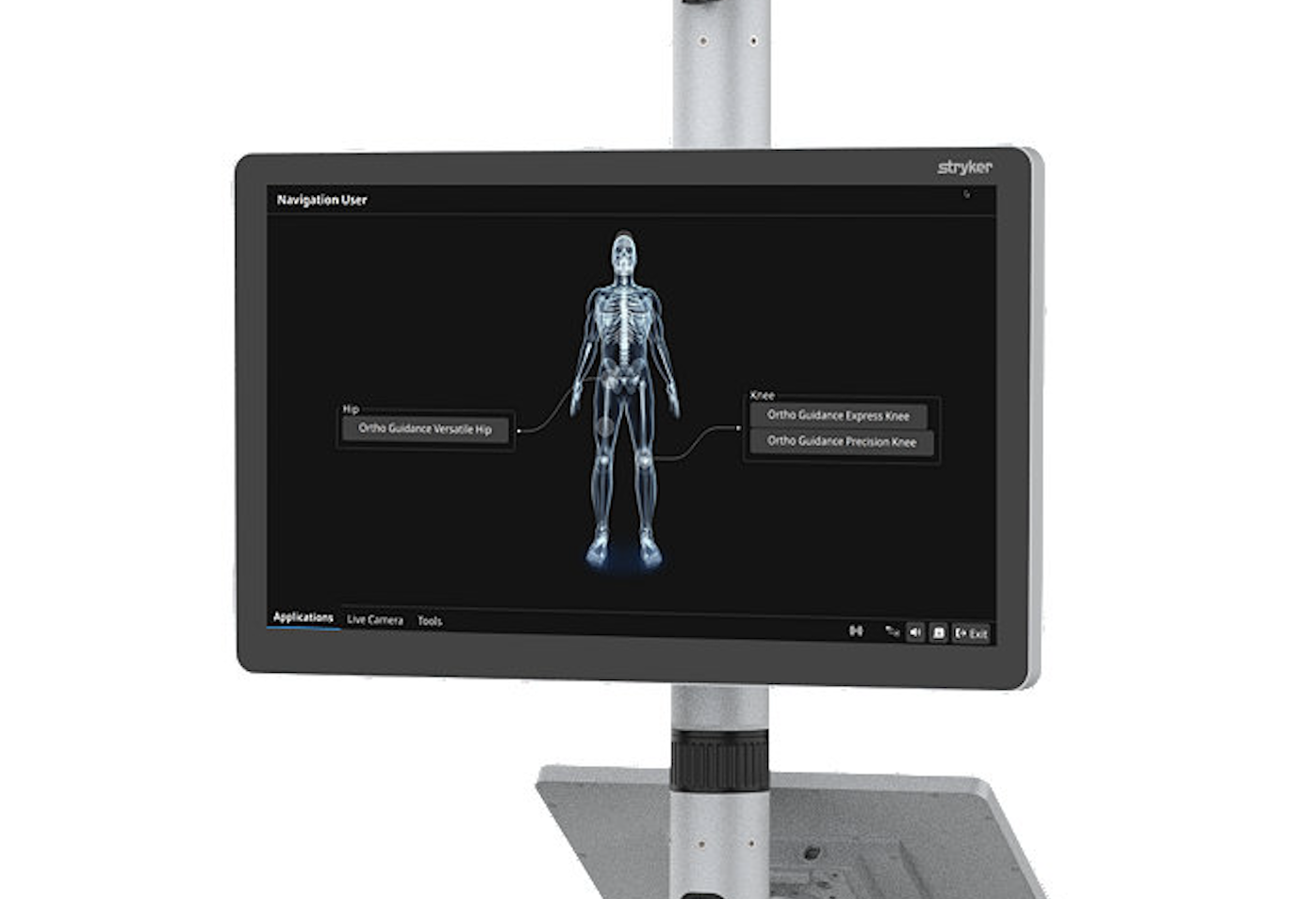 Stryker ORTHO Q medizinisches Navigationssystem – Medizintechnik-Produktentwicklung im Healthtech-Bereich mit NeueCreaktiv